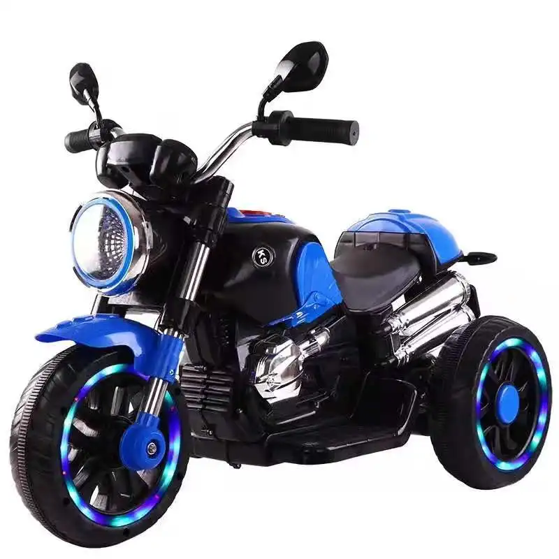 Halley wholesale battery powered baby ride on car with light music/rechargeable kids motorbike/children electric motorcycle