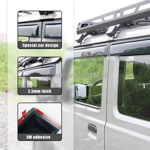 New Trend 4Pcs <b>Window</b> Visors <b>Rain</b> <b>Guards</b> Tape-On <b>Window</b> Deflectors for Suzuki Jimny Accessories JB64 JB74 - Product Image 4