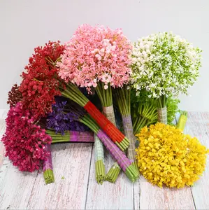 Fleurs artificielles en plastique, 1 pièce, fausses fleurs, pour un bouquet de mariage, accessoire de photographie, pour ameublement de maison