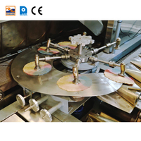 Machine à fabriquer des biscuits, des cornets de crème glacée, des gaufres, des biscuits, des bols comestibles, des tasses de fleurs, prix d'usine chinois