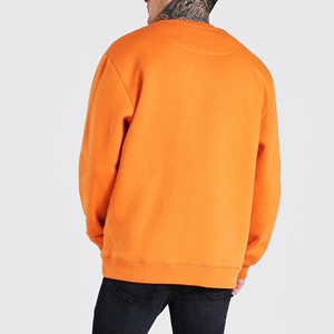Sudadera Extra Grande de Algodón para Hombre, Estilo Minimalista, Color Sólido, con Estampado Digital, para Vacaciones de Invierno - Product Image 2