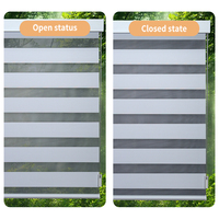 Stores verticaux à motif zèbre améliorés, stores enrouleurs électriques filtrant la lumière, en polyester de haute qualité, personnalisables