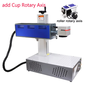 Machine de marquage laser CO2 Galvo RF portable MINI de bureau 30W 40W pour bouteilles PET, cuir, bois - Product Image 6