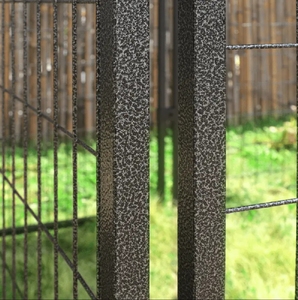 Bangke büyük açık köpek kulübesi köpek kalem oyun parkı evi UV dayanıklı Oxford bez çatı ve güvenli kilit ile çelik çit - Product Image 3