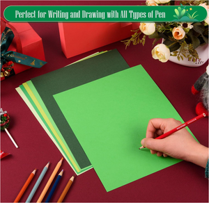 70 fogli di carta <span class=keywords><strong>verde</strong></span> 7 colori 8.5 ''X 11'' 250gsm carta pesante con rivestimento in resina <span class=keywords><strong>verde</strong></span> serie - Product Image 4