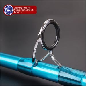 Canne à pêche Lurekiller 405 cm en fibre de carbone, 3 brins, avec anneaux Fuji, X Wrap, <span class=keywords><strong>pour</strong></span> la pêche en mer, la pêche de plage et le <span class=keywords><strong>surfcasting</strong></span>, longue portée - Product Image 6