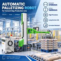 Palettiseur de ligne d'emballage, sortie directe usine, machine palettiseuse automatique, charge 90 kg, robot d'empilage 2150x1600 pour entrepôt