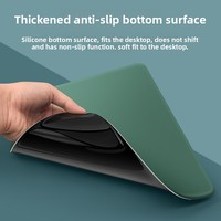 Nouveau tapis de souris de bureau en silicone épaissi à dégradé pour hommes et femmes, tapis de souris antidérapant avec protection du poignet, vente en gros
