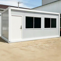 Maison Modulaire Préfabriquée de Haute Qualité 20/40 pieds avec Cuisine, Salle de Bain, Chambre, Panneaux Sandwich en Acier Postmodernes à Énergie Solaire