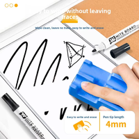Marqueurs pour tableau blanc, adaptés au bureau et aux enseignants, effaçables et rechargeables, grande capacité