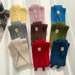 Sciarpa Lunga Invernale da Donna in 100% Lana, Stile Coreano Retrò, Design di Nicchia, Versatile <span class=keywords><strong>e</strong></span> di Tendenza, Stile Rilassato, Elegante <span class=keywords><strong>e</strong></span> alla Moda - Product Image 1