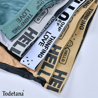 Lot de 10 boxers thermiques jetables pour hommes, écologiques, respirants, en maille, taille basse, sans coutures, anti-humidité, confortables