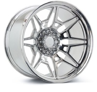 Rines Forjados Personalizados de Alto Rendimiento, Diseño Cóncavo Profundo, 22X12 24X14, Multirradio, Pintados, 8X170 8X180 para Silverado 2500HD Ford F350