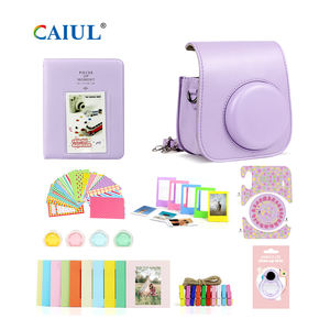 Paquete Caiul para Cámara Instantánea Fujifilm <span class=keywords><strong>Instax</strong></span> <span class=keywords><strong>Mini</strong></span> <span class=keywords><strong>11</strong></span>, Álbum de Fotos/Marco de Fotos/Estuche de Material PU - Product Image 1