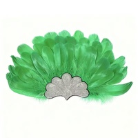 Coiffe à plumes et chapeau haut de forme pour femme, accessoire de cosplay pour Noël, carnaval, fête d'Halloween sur le thème du cardinal