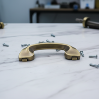Lilong - Accesorios Funerarios de Metal Estilo Árabe, Asas de Barra Oscilante para Ataúd