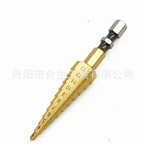 Broca escalonada métrica Mr Drill de 3-13 mm con vástago hexagonal y revestimiento de TiAlN para metales no ferrosos - Product Image 4