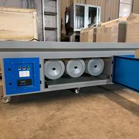 Table de travail pour ponçage de meubles avec aspiration de poussière, filtration à 99,9% des sciure de bois, conception ignifuge