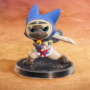 กล่องสุ่มฟิกเกอร์แมวน่ารัก ซีรีส์ POP Monster Hunter ของแท้ ปี 2026  วัสดุ PVC ของสะสม ตกแต่งโต๊ะทำงาน - Product Image 5