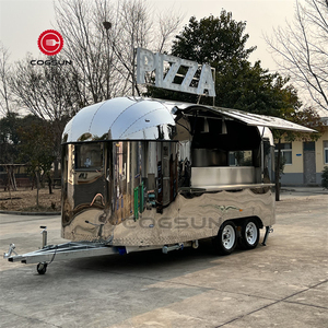 Customized Mobile <strong>Food</strong> <strong>Cart</strong> for <strong>Food</strong> and Beverage Vending <strong>Cart</strong> Selling Outdoor Mobile <strong>Fast</strong> <strong>Food</strong> Truck Vintage Trailer - Product Image 3