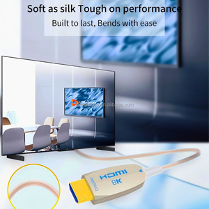 Kabel HDMI AOC Transparan Ultra Tipis 3.0mm 1m 2026 Baru 8K 48Gbps EARC VRR ALLM untuk Gaming & Home Theater TV Proyektor 8m 3m 5m - Product Image 6