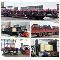 Tracteur 4x4 robuste de 100 CV avec cabine climatisée, moteur haute puissance, système hydraulique performant et capacité de levage élevée Pro