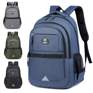 Waterproof Large-Capacity Casual Baptop <b>Backpack</b> for Men Simple College <b>Student</b> Business Polyester Lining <b>Backpack</b> - Product Image 1