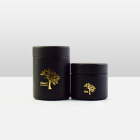 Pot en verre coloré résistant pour enfants, 1 pièce, bac anti-odeur, récipient hermétique de 250ml, avec stylo d'étiquette