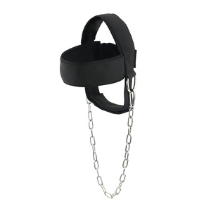 Accesorios de gimnasio, arnés de cuello de Fitness de alta resistencia para entrenamiento de gimnasio, arnés de cabeza de levantamiento de pesas, entrenamiento de cuello - Product Image 6