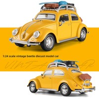 Modèle de voiture Beetle en métal moulé sous pression à l'échelle 1:24, jouet décoratif, vente en gros, livraison directe, collection de cadeaux
