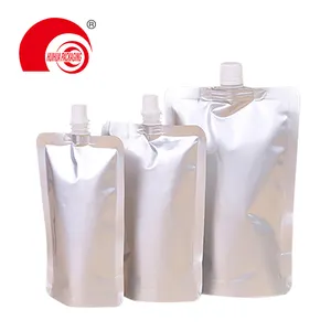 High Quality Aluminum Foil Vacuum Spout Pouch Plastic Package Pouch With Spout For Household Chemicals