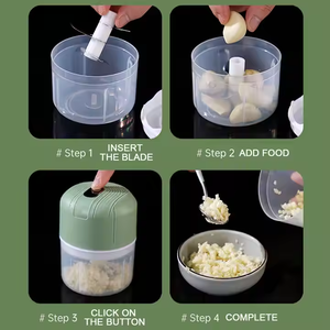 Nouvelles idées de produits 2025 : Outils pour fruits et légumes, hachoir à ail électrique USB mini 250 ml, hachoir à aliments avec câble USB - Product Image 4