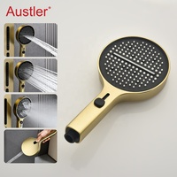 Système de douche mural haut de gamme avec jets dorsaux, affichage numérique LED, panneau de douche intelligent effet cascade et pluie pour salle de bain