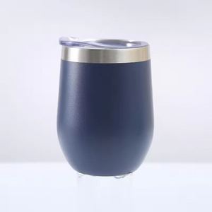 Gobelet à vin en acier inoxydable 304 de qualité supérieure avec doublure intérieure, large ouverture, facile à boire, article promotionnel ASM09 - Product Image 1