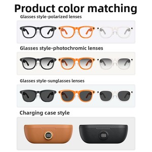 Lentes de Sol Inteligentes Unisex con Control por Aplicación, Cámara de 8MP, Traducción en Más de 20 Idiomas, Carga Inalámbrica, Micrófono para Llamadas Bluetooth - Product Image 3