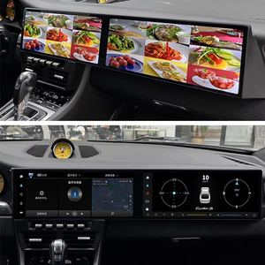 STWEI pour Porsche 911 Double écran 2012-2018 Double écran 24,6 pouces Android 14 Autoradio Lecteur multimédia vidéo CarPlay GPS - Product Image 5