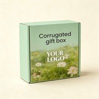 Vente d'usine - Boîte à courrier en carton ondulé recyclable - Boîte cadeau personnalisée - Impression à l'encre de soja - Boîtes d'expédition pliables