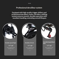 Vélo VTT 21/24 vitesses, cadre Soft-Tail à suspension avant, vélo de montagne en carbone pour femmes, adultes, adolescents, étudiants, vélo à vitesses