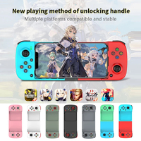 Manette de jeu extensible D3 Wireless B 5.0 pour iOS et Android, joystick rétractable pour Switch, PS4, smartphone, contrôleur de jeu