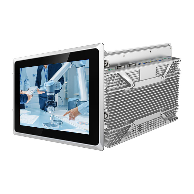 10.4-Inch Fanless Wifi All-in-One Tablet PC EU Barebone IP65 Full Flat Front Panel Industrial Use SSD Hard Drive IPS Technology