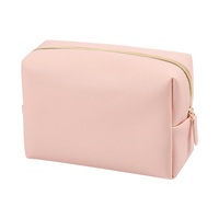 Grands sacs de toilette de voyage pour hommes en cuir PU, durables et élégants, imperméables, avec poignée souple, grande capacité, fermeture éclair portable