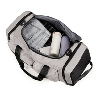 Sac de voyage en polyester trois-en-un grande capacité, haute esthétique, logo personnalisé, yoga, sports de plein air, gym, séparation sec/humide