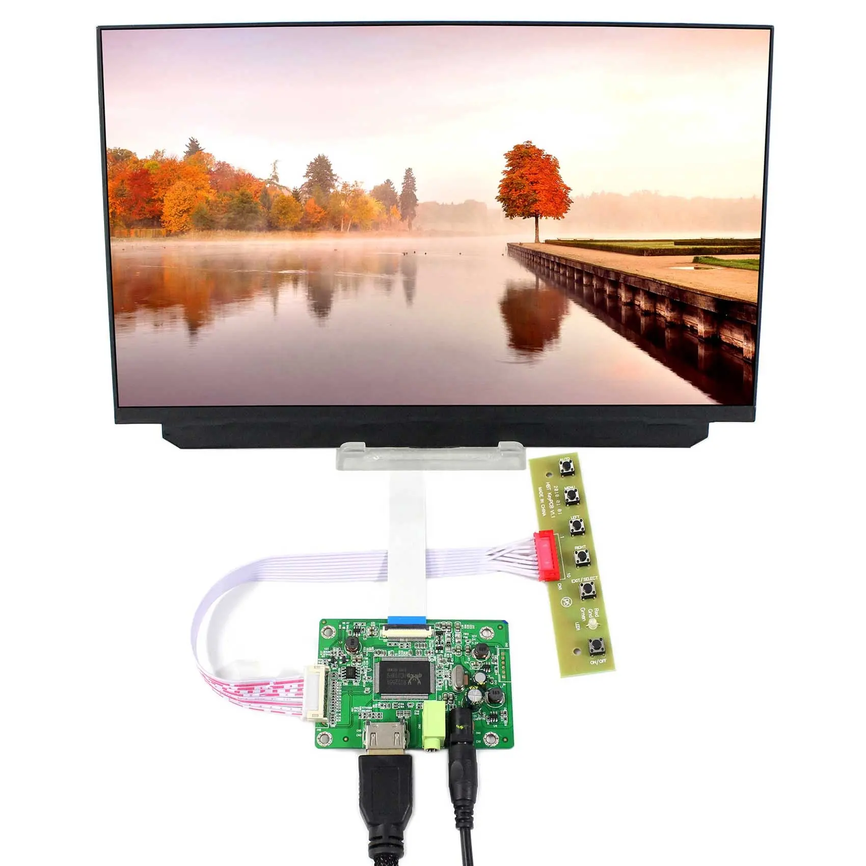 H DMI Papan Pengontrol LCD + Layar Panel Tampilan LCD, Layar LCD TFT EDP IPS 12.5X1920 1080 Inci B125han02,2