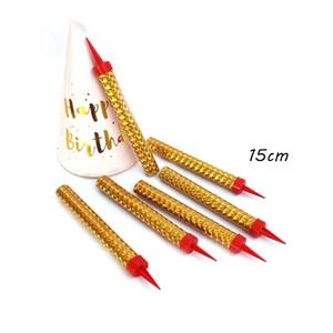 شمعة عيد ميلاد بلا دخان بخاخ لهب حفلات رومانسية لوازم مهرجان الألعاب النارية لتزيين الكعك - Product Image 3