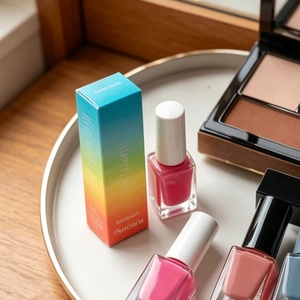 Boîtes en carton personnalisées à dégradé de couleurs avec couvercle rabattable |   Cartons cosmétiques imprimés pour flacons de vernis à ongles, <span class=keywords><strong>mini</strong></span> emballages de beauté pour maquillage - Product Image 3