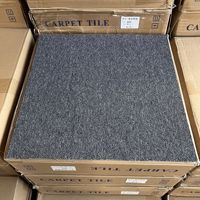 Tapis moderne en PVC cousu carré en polypropylène tapis de sol pour bureau à domicile pour golf salle de réunion salon balcon décoratif