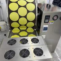 Machine automatique haute performance pour la fabrication de feuilles de rouleaux de printemps en acier inoxydable 304, également idéale pour les crêpes soufflées et les enveloppes de raviolis
