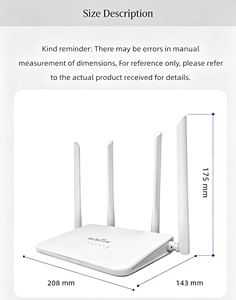 Routeur <span class=keywords><strong>WiFi</strong></span> 4G LTE CPE R103 150 Mbps, version UE/Asie, 4 antennes, pare-feu, alimentation Type-C, emplacement pour carte SIM, utilisation domestique en intérieur - Product Image 5