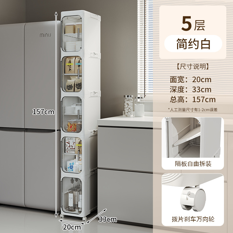 Five layers - pure white and gray transparent