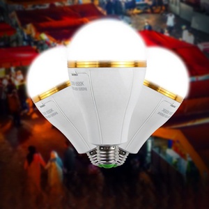 Y3933 30W 3 * 1200mA batterie esterne vendita diretta in fabbrica LED per interni ed esterni ricaricabile e lampadina di emergenza con anello dorato - Product Image 6